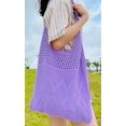 thumbnail image 3 of Kukuzhu Women's Crocheted Tote Bag Knitted Hobo Beach Bag Aesthetic Handmade Shoulder Handbag Cute Purse Travel Shopper, 3 of 4