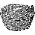 thumbnail image 4 of Laundry Basket Craft Stamp, Laser Engraved Craft Stamp on Wood Mounted Block, Size 1-3/4” x 1-3/4”, Made in USA, 4 of 7