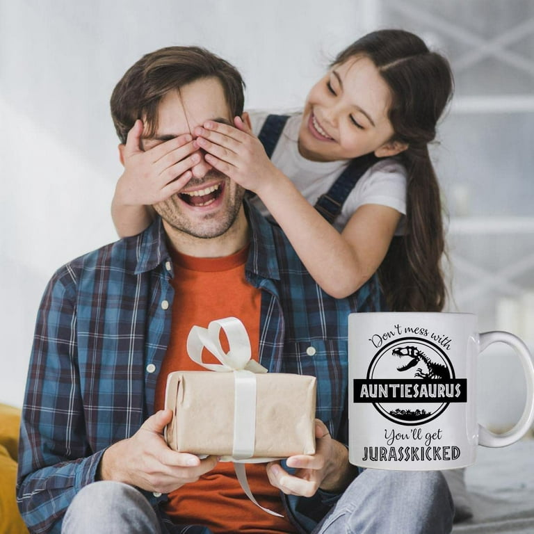 Coffee Mug, Water Cup, Don't Mess With Mamasaurus You'll Get Jurasskicked -  Funny Dinosaur Birthday Mom Gift - Presents For Mom From Husband Son  Daughter, Summer Drinkware, Kitchen Stuff, Home Kitchen Items