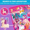 thumbnail image 3 of Quokka Magnetic Puzzle 2x60 Pcs Puzzles for Kids - Mermaids & Unicorns - Travel Friendly Board with Hidden Objects, 3 of 7