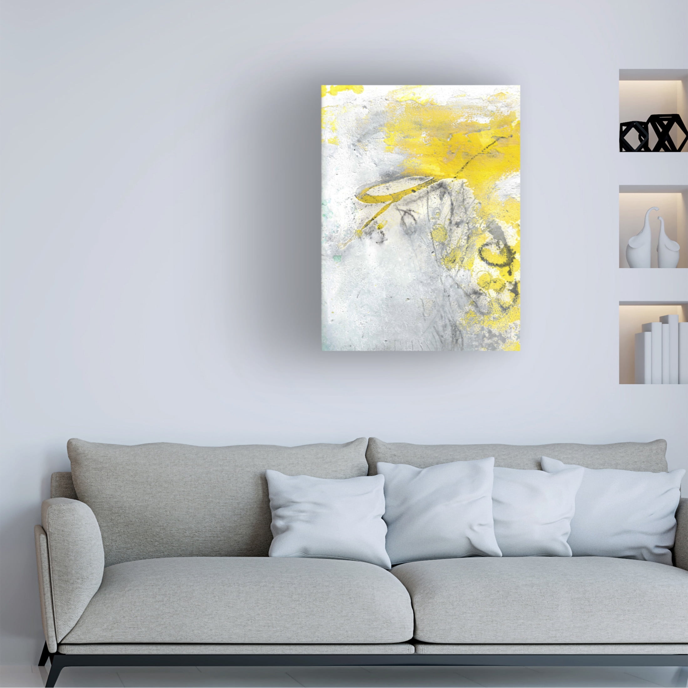 Canvas Wall Art - Deb Chaney 'Reclaiming I Of Ii' Wall Art for Living Room, Bedroom, or Office Décor by Trademark Fine Art - 35 x 47 Inches