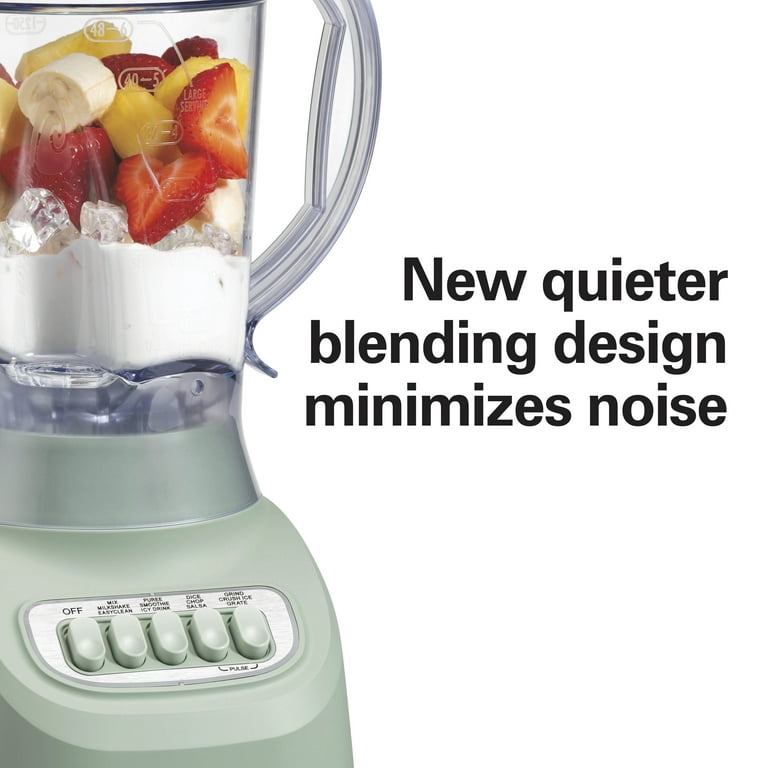 Hamilton Beach Smoothie Blender, 48 oz. Jar, Stainless Steel Blade