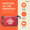 thumbnail image 2 of Go2Kits 60pc First Aid Kit Featuring Assorted Bandages, Wipes and First Aid Basics in Compact Fabric Kit for Home, Office & Travel (1 Pack), 2 of 3