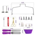 thumbnail image 4 of Kit de Picos/boquillas para Decorar Pasteles 106 Piezas Apalfuy 2026572-4, 4 of 8