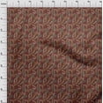 thumbnail image 4 of oneOone Polyester Spandex Brown Fabric Tropical Leaf Sewing Craft Projects Fabric Prints By Yard 56 Inch Wide, 4 of 5
