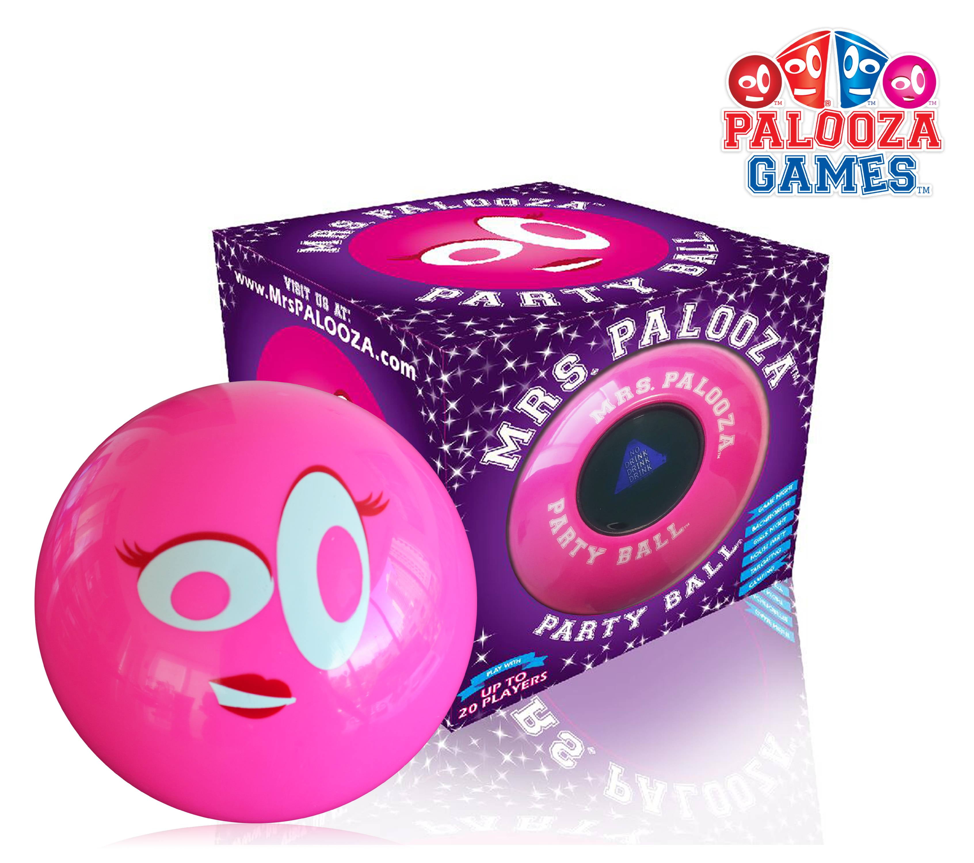 DRINK-A-PALOOZA PARTY BALL - Fun Drinking Games for Adults, Party Game  Night, Bachelor Party & Bachelorette Party Games, Tailgate Games & Camping  Games (Mrs. PALOOZA PARTY BALL) - Walmart.com
