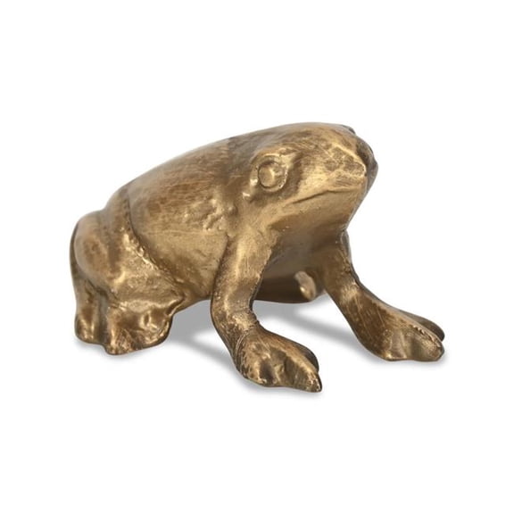 Verdor Golden Frog Cast Iron Decor