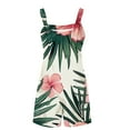 thumbnail image 5 of IROINID Femmes Léger Court Rompers, Femmes Été Confortable Occasionnel Bretelles Impression Shorts Poche Combinaison Short Multicolore M, 5 of 5