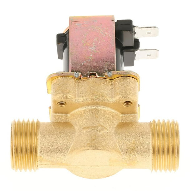 Válvula Solenoide De 12 V Cc Válvula Electromagnética De Prevención De Quemaduras En Seco Con Rosca Externa Válvula De Calentador De Agua Solar Resistente A La Corrosión Con Flujo Estable Para Speravity TO003542-00