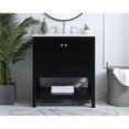 thumbnail image 5 of Elegant Kitchen and Bath 30 inch Single Bathroom Vanity in Black, 5 of 7