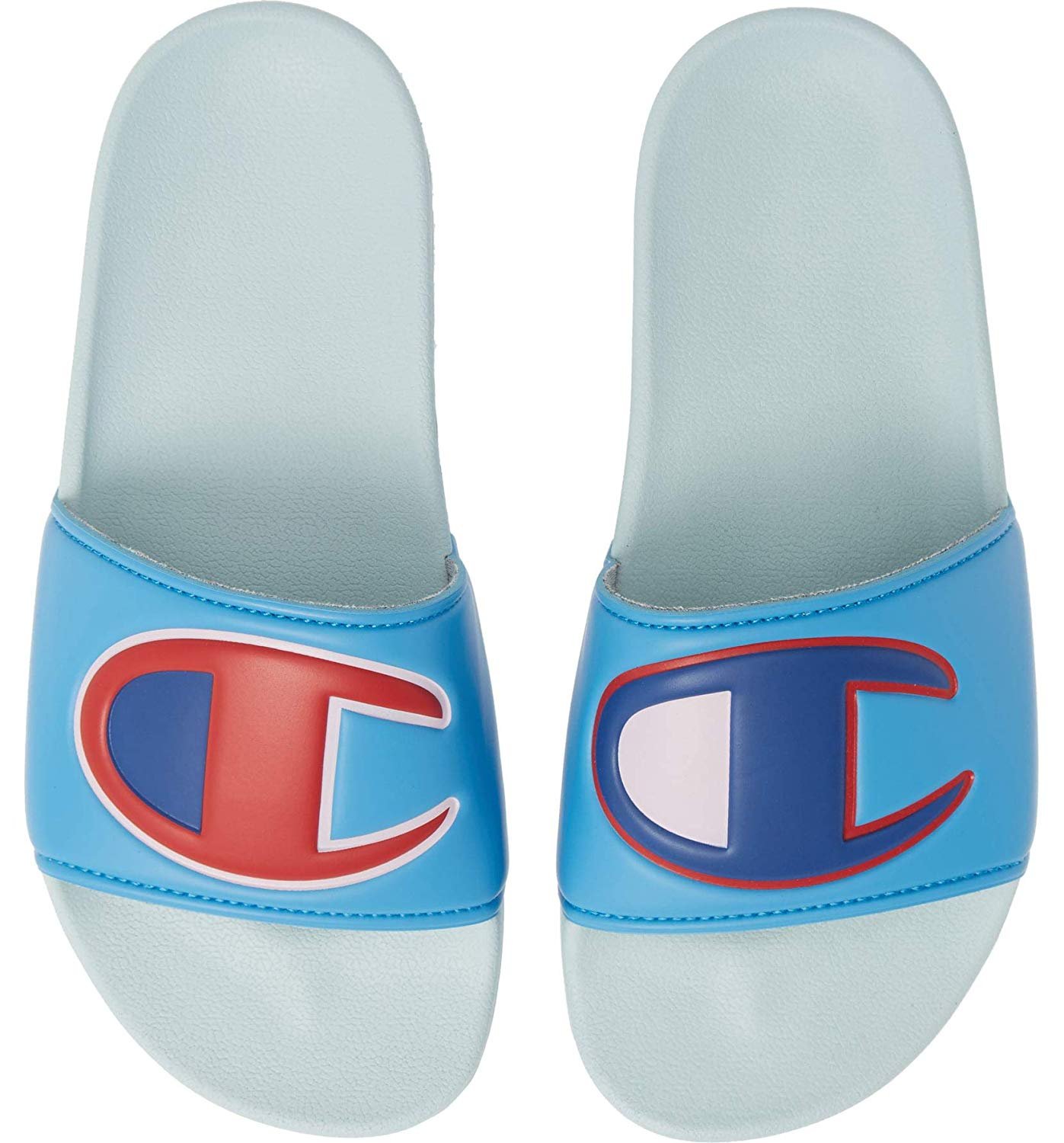 Champion Women's IPO Color Block Slide (Active Blue, Size Women's US 11 ...