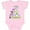 AD-Pink, variant on Inktastic Made with Lots of Love and Science Heart Bubbles in a Beaker Boys or Girls Baby Bodysuit
