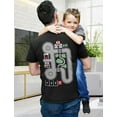 thumbnail image 4 of Play Cars on Daddy's Back Shirt Gift for Dad Shirt Funny Car Play Mat T-Shirt XX-Large Black, 4 of 7