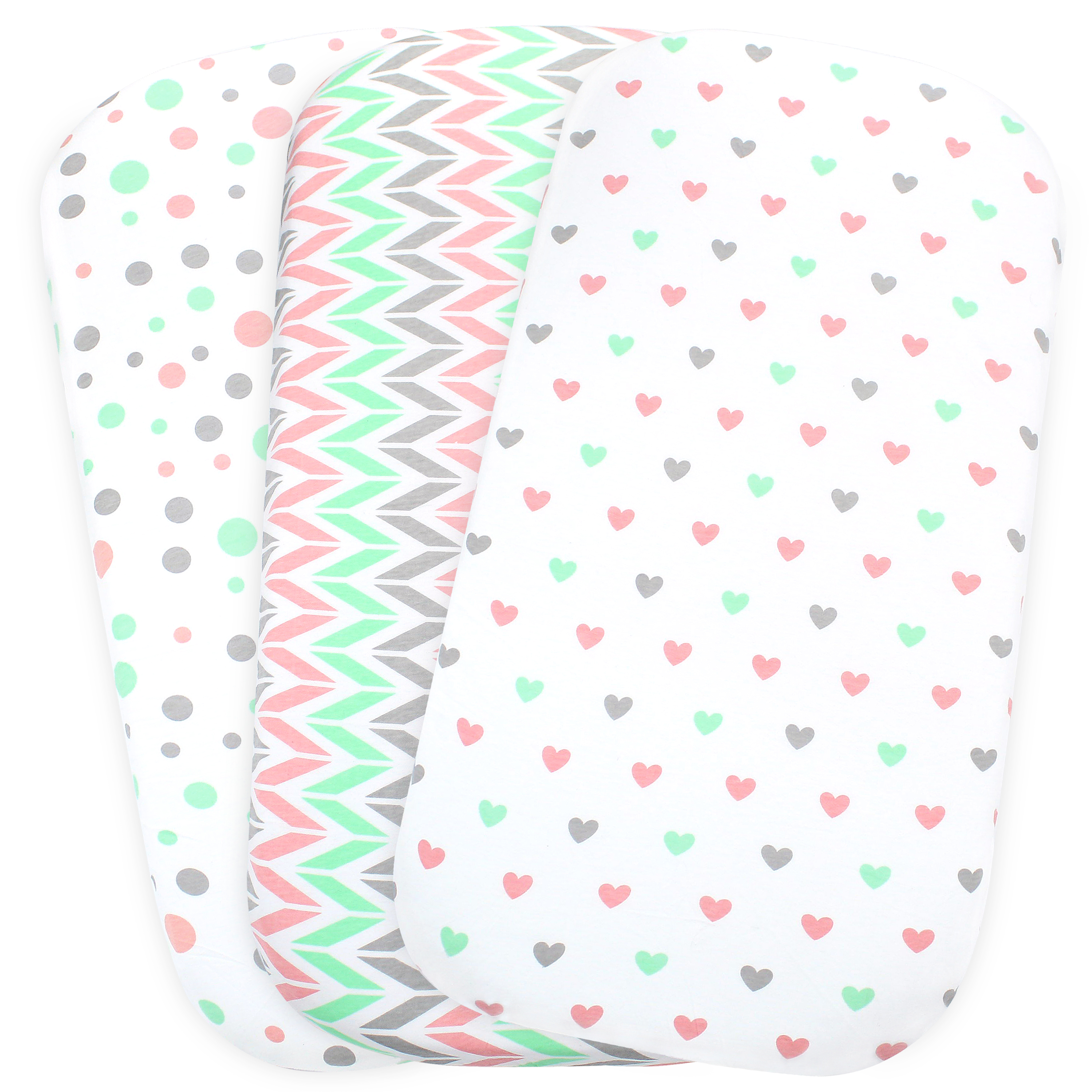 Baby Sheet Set 3 Pack Keep Baby Happily Sleeping in Cold & Hot Weather w/ Ultra