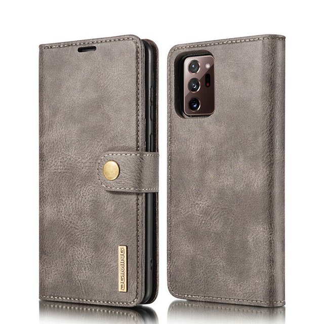 Mignova for Galaxy Note 20 Ultra Case,Wallet Casewith Card Holder,Magnetic PU Leather Shockproof Flip Cover Credit Card Holder Protective Case for Samsung Galaxy Note 20 Ultra 6.9 Inch(Gray)