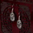 thumbnail image 2 of EOEMY Tibetan Silver Vintage Turquoise Women Fashion Jewelry Dangle Earrings Best Gift-4001-5, 2 of 2
