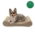 thumbnail image 4 of FurHaven Pet Dog Bed | Cooling Gel Memory Foam Orthopedic Microvelvet Luxe Lounger Pet Bed for Dogs & Cats, Clay, Medium, 4 of 12
