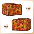 thumbnail image 2 of KLL Sunflower4 Print 4 Slice Toaster Dust Covers Kitchen Small Appliance Cover with 2 Pockets,Can hold Jam Spreader Knife & Toaster Tongs (12.4 x 10.6 x 8.2), 2 of 6