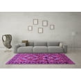 thumbnail image 3 of Ahgly Company Indoor Rectangle Persian Purple Traditional Area Rugs, 7' x 10', 3 of 4