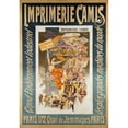 thumbnail image 2 of Anonymous 11x14 Black Ornate Wood Framed Double Matted Museum Art Print Titled: Imprimerie Camis (1880-1900), 2 of 5