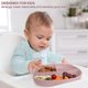 thumbnail image 5 of Silicone Baby Tray, Non-Slip Children's Tray with Suction Cup and Lid, for Toddlers to Use, Unbreakable 3 Compartments of, 5 of 5