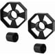 thumbnail image 1 of 2 juegos de núcleos para dispensador de cinta adhesiva, accesorios para dispensador de cinta adhesiva de escritorio, núcleo de repuesto de plástico negro para dispensadores de cintas., 1 of 5