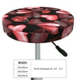 thumbnail image 4 of Haiem Ladybugs and Red Hearts Cushion Round Bar Chair Seat Cover Bar Chair Cushion Covers Elastic Washable Bar Chair Cover,Protects from Scratches and Stains-13 inch, 4 of 7