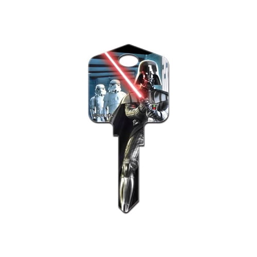 Hillman Star Wars Darth Vader House/Padlock Universal Key Blank Single Hillman Star Wars Darth Vader House/Padlock Universal Key Blank Single