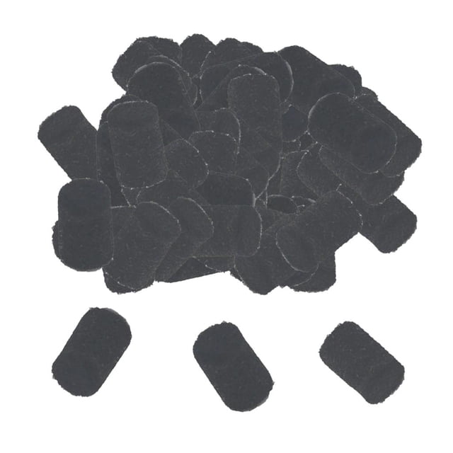 Piezas de Saxofón Soprano Alto Tenor, Piezas de Reparación de Fieltros de Parachoques de Saxofón, Accesorios de Mantenimiento , Black_50pcs, g) CUTICAT Fieltro para parachoques de saxofón