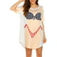 thumbnail image 3 of SAYOO Vestido Casual de Verano para Mujer, Estampado de Bikini 3D Cuello Redondo Manga Corta Relax-Fit One Piece para Damas SAYOO  Moda, 3 of 6