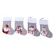 thumbnail image 1 of Conjunto de Medias Navideñas 4 Piezas Ticfox con Estampado de Muñeco de Nieve Y Papá Noel, 1 of 14
