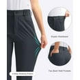 thumbnail image 5 of SANTINY Women's Golf Pants with 5 Pockets High Waisted Quick Dry Stretch Pants for Women Travel Work Casual, 5 of 12