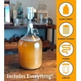 thumbnail image 3 of Craft A Brew Dual Fermentation Kit, Includes 1 Gallon Glass Fermenter Jar + Airlock  Rubber Stopper + Tubing, 3 of 12