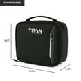 thumbnail image 5 of Titan by Arctic Zone Fridge Cold Horizontal Insulated Lunch Box with Reusable Ice Walls - Black Ice, 5 of 10