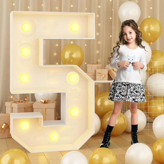 Decoración de escena digital KT Board 2025 | Marco de carta de cumpleaños luminoso a presión | Puntal de graduación iluminado | Tablero de fondo de fiesta | Pantalla colorida duradera | Fácil de