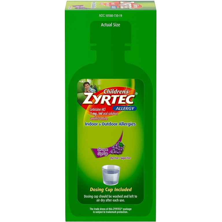 Children's ZYRTEC® Allergy Relief Syrup with Cetirizine HCl