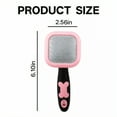 thumbnail image 2 of ACDANC Slicker Brush for Dogs,Dog Brush for Long Haired Dogs,Slicker Brush,Pink2, 2 of 6