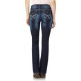thumbnail image 3 of WallFlower Women's Luscious Curvy Bootcut Mid-Rise Insta Stretch Juniors Jeans (Standard and Plus), 3 of 5