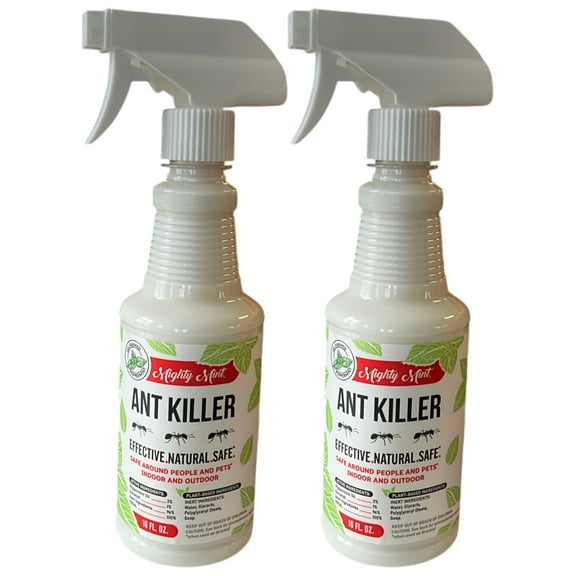 Mighty Mint 2pk 16oz Natural Peppermint Oil Ant Killer Spray Indoor/Outdoor Use