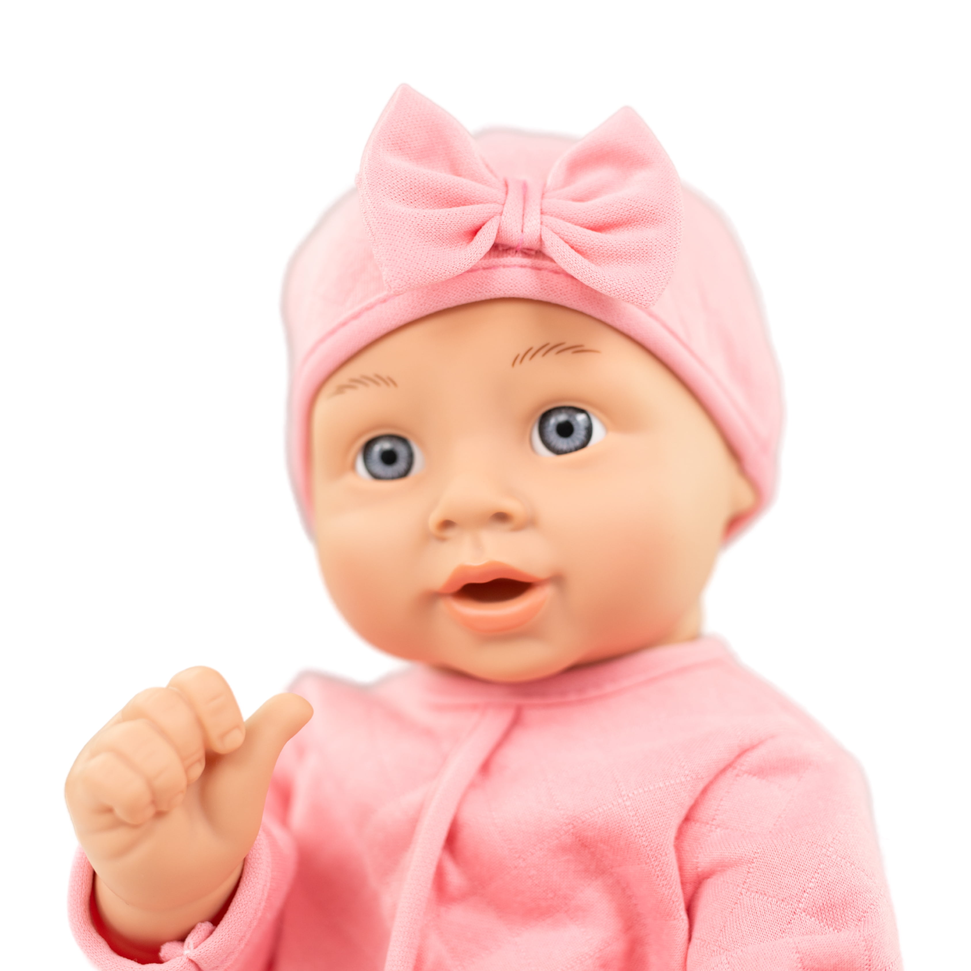 My Sweet Love Newborn Baby Doll Play Set, Rose Pink Outfit, 14-inch Doll, 8 Pieces Included
