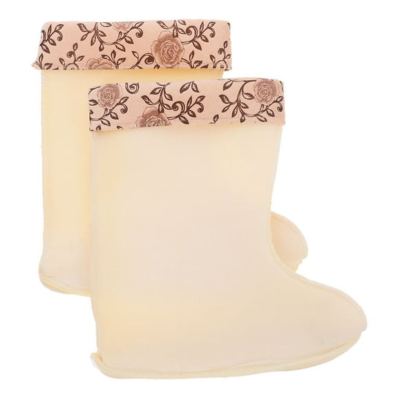 UPOUART Women's Multi-Color Insulated Boot Liners for Warmth and Comfort, Cold Weather Rain Boot Inserts Size 39