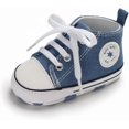 thumbnail image 4 of Unisex Baby Boys Girls High Top Sneaker First Walkers Shoes, 4 of 5