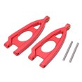 thumbnail image 1 of 1 par de brazos oscilantes superiores delanteros RC brazos de suspensión superior delanteros de aleación de aluminio para coche ARRMA 1/10 RC rojo, 1 of 10