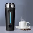 thumbnail image 1 of Dual Voltage Travel Kettle, 110-240V Portable Electric Kettle with LCD Display, 4 Temperature Settings, 4 Colors LED for Global Use (350ML), 1 of 5