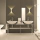 thumbnail image 2 of Aplique de pared LED moderno y creativo de 6W, lámpara de pared impermeable IP65, bañador de pared LED de aluminio para interiores y exteriores para dormitorio, sala de estar, baño, entrada, escalera, porche, pasillo-(3000k)Oro blanco oso de fresa Electrónica, 2 of 5