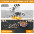 thumbnail image 2 of Pet Feeding Mat for Floor Waterproof - Absorbent & Quick Dry Dog & Cat Mat for Food and Water Bowls, Washable Non Slip Rubber Dog Food Mat for Small Large Dog Messy Drinkers, Pet Supplies (17“x30), 2 of 6