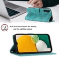 thumbnail image 4 of Compatible avec Samsung Galaxy A04S Étui en Cuir PU Classique Embossé avec Porte-Cartes Étui Antichoc, 4 of 5