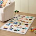 thumbnail image 4 of Eric Carle Washable Alphabet Zoo Graphic Children's Area Rug, 3' x 5', 4 of 5