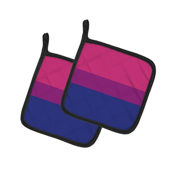 Bisexual Pride Pair of Pot Holders