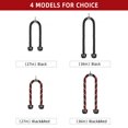 thumbnail image 4 of Tricep Rope 27 & 35 inches 2 Colors Fitness Attachment Cable Machine Pulldown Heavy Duty Coated Nylon Rope with Solid Rubber Ends (36 '' Black), 4 of 4